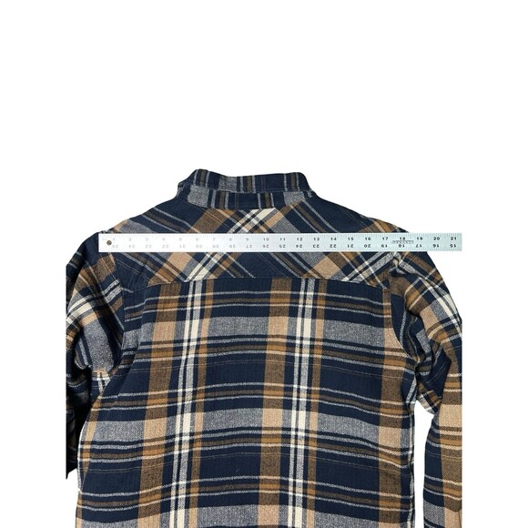 Legendary White Tails Fleece Lined Flannel Shacket Soft Warm Shirt Men M Pockets - Picture 9 of 14